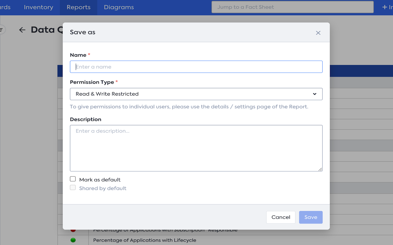 Screenshot of Workspace Best Practice Report